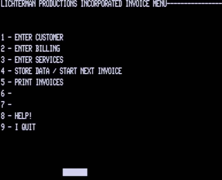 Screen shot